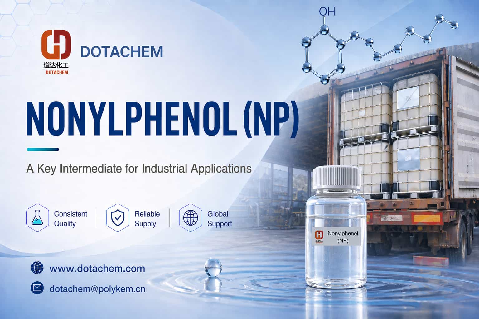 Dotachem Nonilfenol (NP): Endüstriyel Uygulamalar için Anahtar Bir Ara Ürün